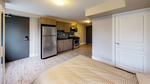 Floor plan for studio, 1 bath, 314 sqft